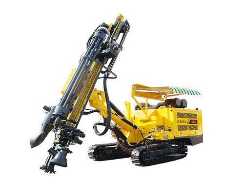 Foreuse fond de trou hydraulique sur chenilles
